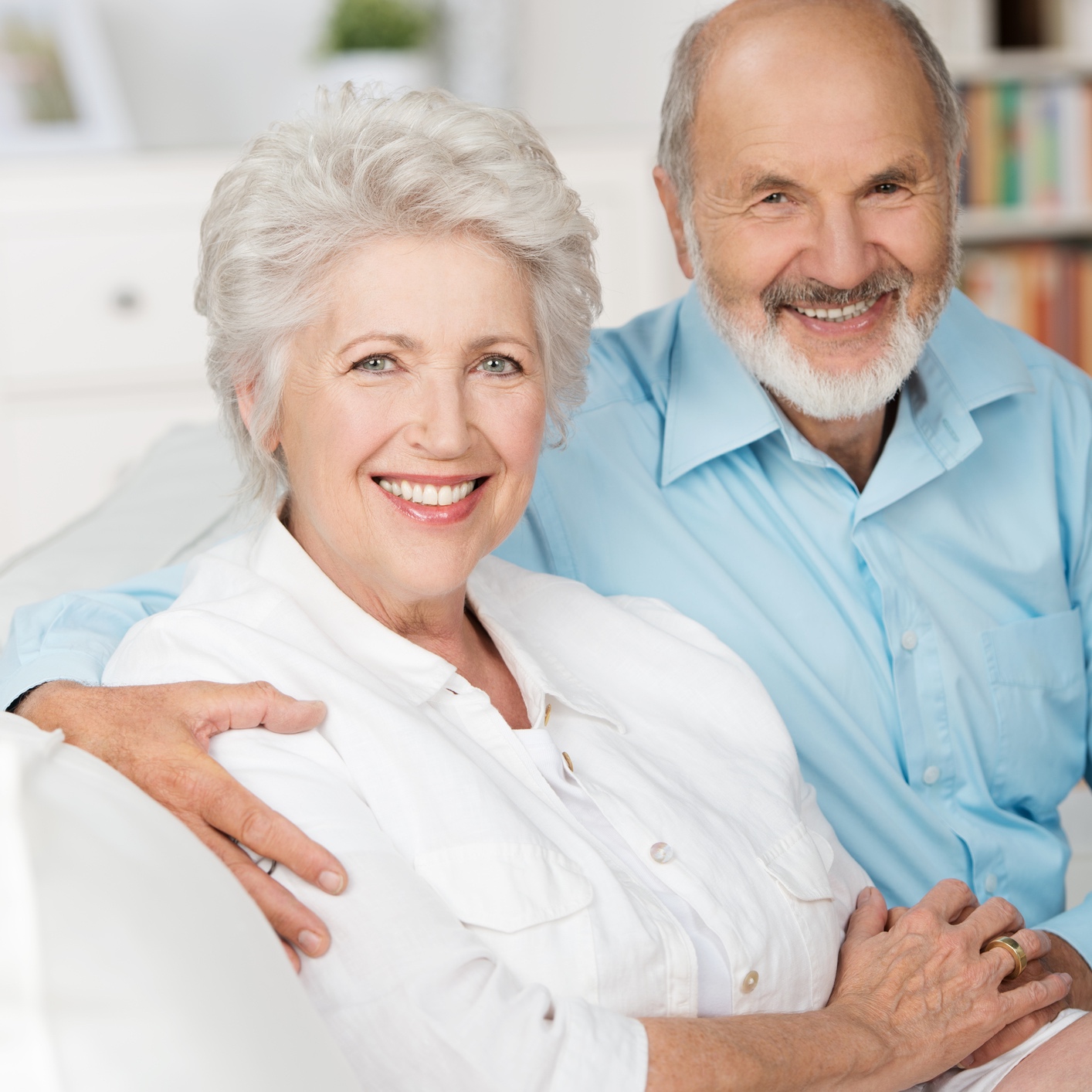 elderly couple
